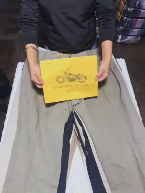 MT PANTALÓN DE ALGODÓN DE CABALLERO TALLA GRANDE – Calidad #1 & #2 (MEN COTTON PANTS PLUS SIZE)