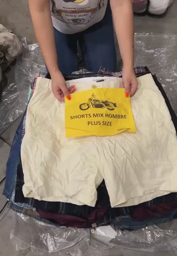 MT SHORT MIX HOMBRE PLUS SIZE