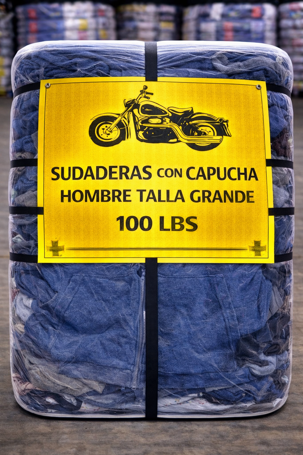 MT MEN HOODED PLUS SIZE / SUDADERA HOMBRE GORO TALLA GRANDE