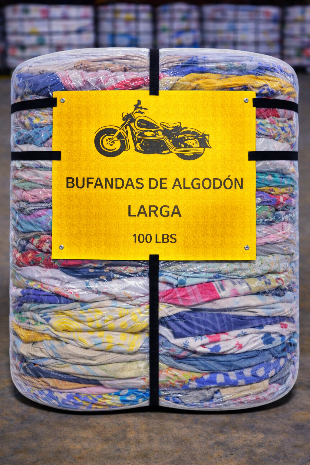 BUFANDA LARGA DE ALGODÓN MT