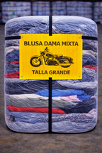 MT LADIES MIX BLOUSE OVERSIZE / Blusa Dama Mixta – Talla Grande